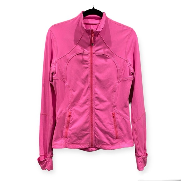 lululemon athletica Jackets & Blazers - Lululemon Full Zip Active Jacket Hot Pink Size 10